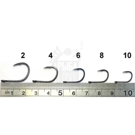 Крючок Hayabusa K-1 Black Nickel №2-6