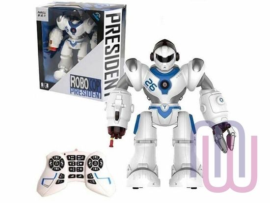 РАДИОУПРАВЛЯЕМЫЙ РОБОТ ROBOCOP PRESIDENT AW-7088 СТРЕЛЯЕТ ПРИСОСКАМИ