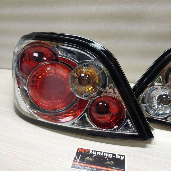 Задние фонари chrome для Peugeot 307