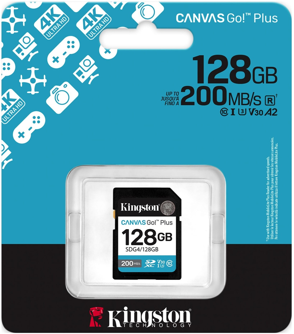 Карта памяти SDXC 1TB Kingston SDG4/1TB