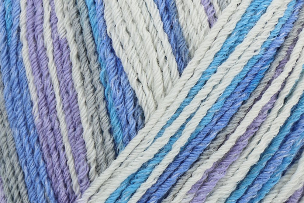 Пряжа Regia Cotton Color (02467/Конец зиме), 72% хлопок, 18% полиамид, 10% полиэстер, 100г/420м