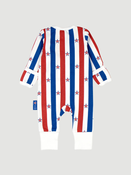 Комбинезон Mjölk х СКА Sleep and Play Stripes, на манжетах