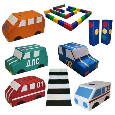 Набор мягких модулей «Автопарк»