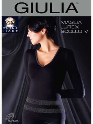 Футболка Maglia Lurex Scollo V Giulia