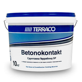 Грунтовка Terraco (Террако) акриловая Terrabond Террабонд SP бетоноконтакт 10 кг