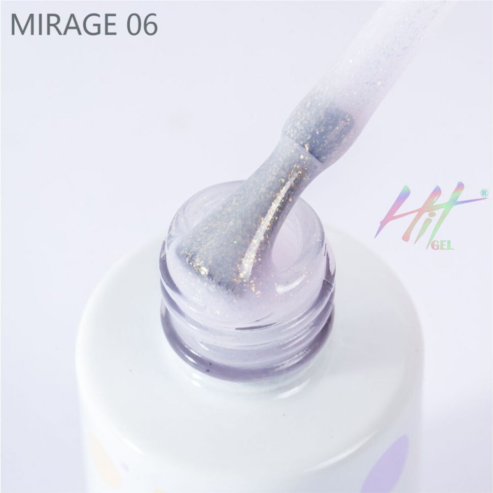 HIT gel, Гель-лак &quot;Mirage&quot; №06, 9 мл