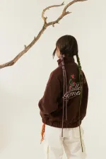 Куртка Called a Garment Флисовая FCF Logo Jacket
vol.2 коричневая