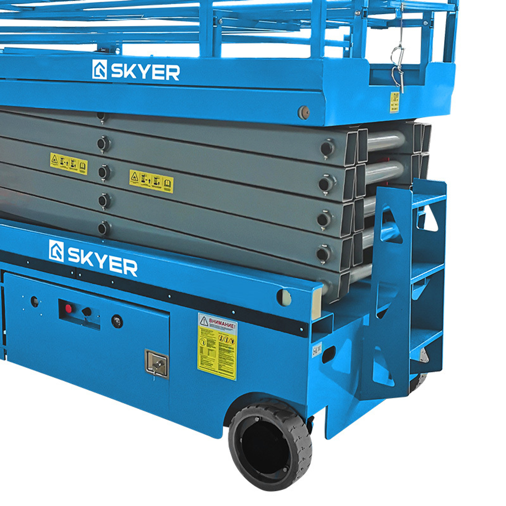 Самоходный ножничный подъемник с выдвижной платформой SKYER PL1435