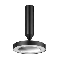 359279 OVER NT23 280 черный Светильник накладной светодиодный IP20 LED 18W 85-265V 1350Лм 3000К MIRROR