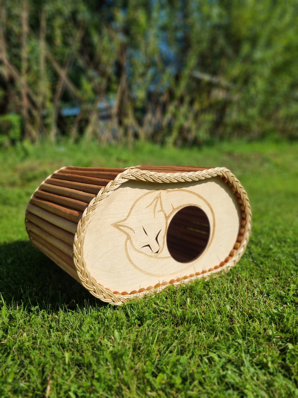 Домик для кошки, лежанка фигурная 53х36х29 см