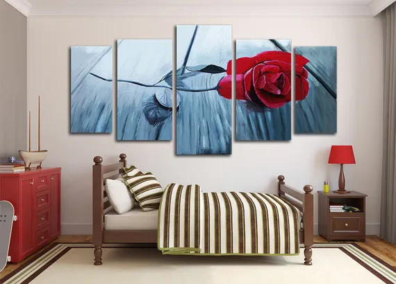 Модульная картина "Элегантная роза"