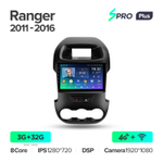 Teyes SPRO Plus 9"для Ford Ranger 2011-2016 (прав)