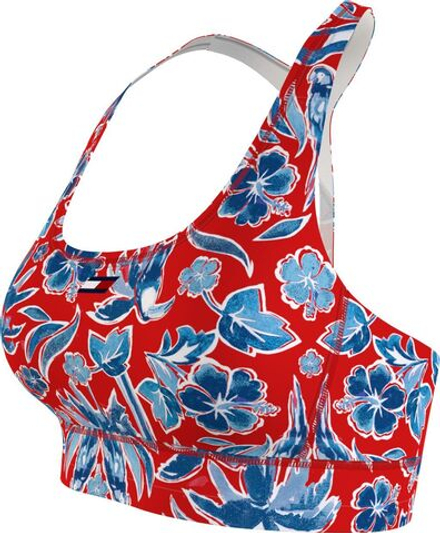 Теннисный бюстгальтер Tommy Hilfiger Mid Intensity Floral AOP Bra - island print