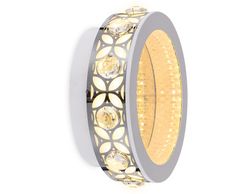 Ambrella Настенно-потолочный светодиодный светильник с хрусталем Ice FA9420