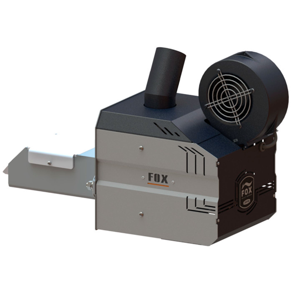 Горелка пеллетная приставная ZOTA Fox - 25 (горелка+ПУ+механизм+бункер200)