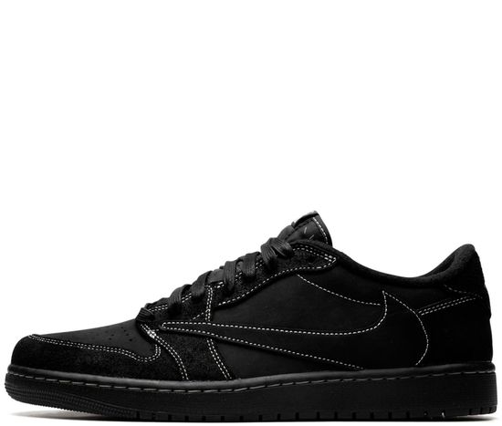 Premium Кроссовки Nike x Travis Scott Air Jordan 1 Low "Black Phantom"