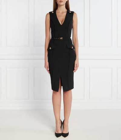 Платье с ремешком Elisabetta Franchi - черный(AB44836E2)