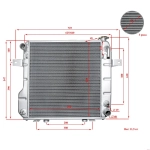 Радиатор водяной HangСha CPCD40-50XRX (TD42)/CPYD 2014- R456331000000