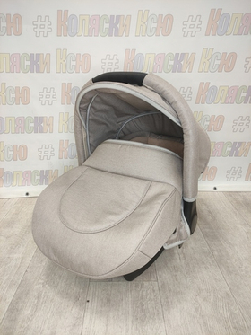 Автолюлька Adamex Carlo группа 0+ (0-10кг) бежевый
