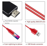 Кабель HDMI x iPhone (Lightning-HDTV) Universal HD-TV5 -2м.