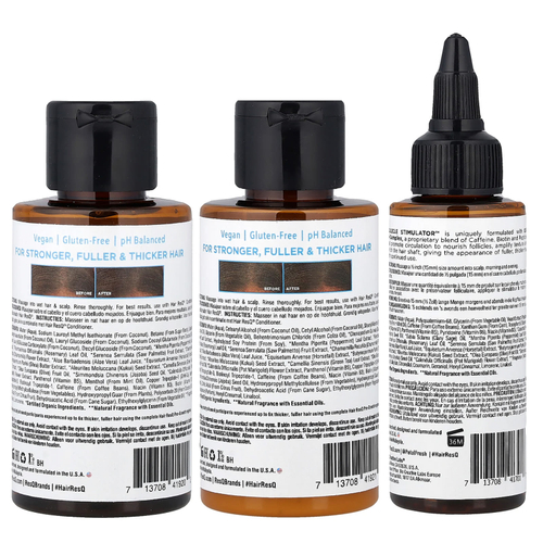 Petal Fresh, ResQ®, средство для густоты волос, эксклюзивный дорожный набор iHerb®, набор из 4 средств