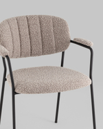 Стул Кэрол букле серый