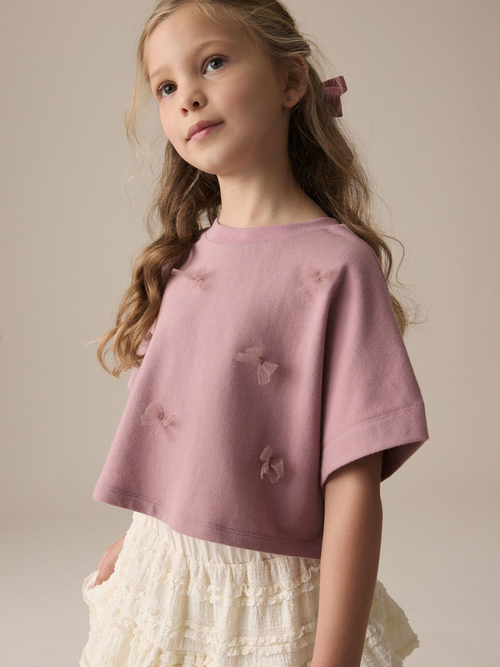 Футболка для девочки Next E44-403, Розовый