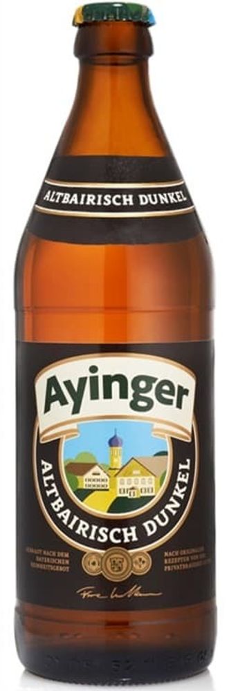 Пиво Аингер Альтбайриш Дункель / Ayinger Altbairisch Dunkel 0.5л - 20шт