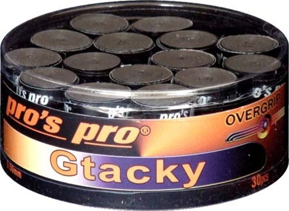 Теннисные намотки Pro&#39;s Pro G Tacky 30P - black