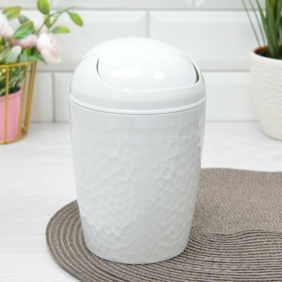 Контейнер для мусора 1л "Tule" (светло-серый)