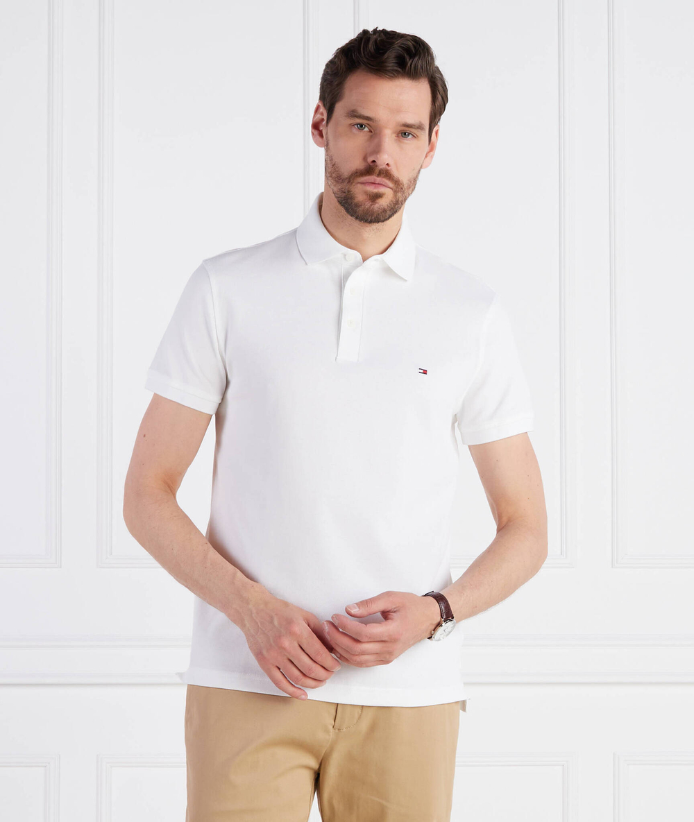 Поло Tommy Hilfiger - белый(MW0MW17771)