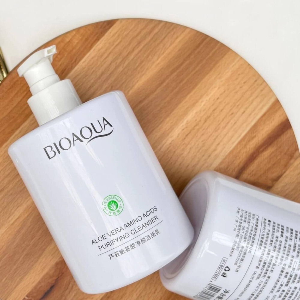 Молочко-пенка для умывания с алоэ и аминокислотами, 500г