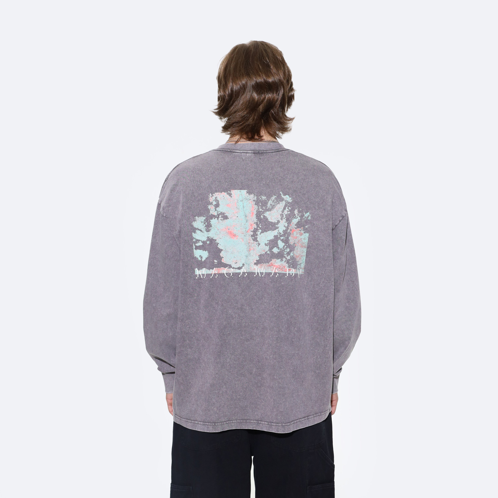 Лонгслив Magamaev Crack Longsleeve (grey) артикул: - купить в магазине Дайс