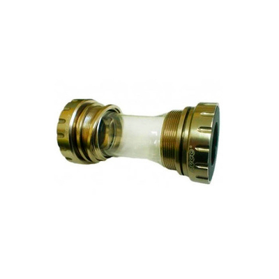 Каретка с внешними  подшипниками для ХС, ось 24мм, 68/73мм.Цвет-Черн.NECO