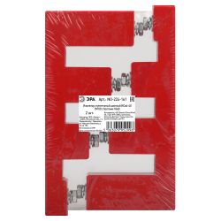 Изолятор ступенчатый шинный ЭРА NO-224-161 ИСв4-40 (М10) с болтами 18кВ | Шинные изоляторы и шинодержатели