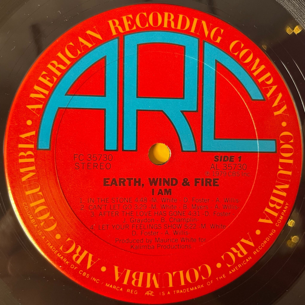 Винтажная виниловая пластинка LP Earth, Wind and Fire I Am (USA 1979) Boogie Wonderland
