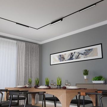 359248 SHINO NT23 186 черный Трековый светильник для низковольтного шинопровода IP20 LED 18W 48V 1080Лм 3000К SMAL