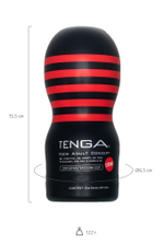 Мастурбатор Tenga Original Vaccum Cup Hard Глубокий Ротик черный