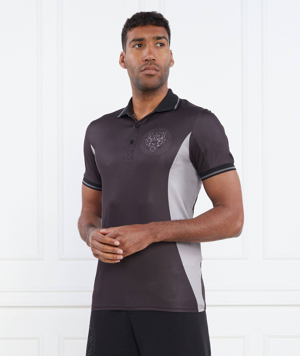 Поло SS Plein Sport - черный(MTK6338 STE003N)