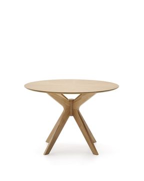 Круглый стол Naanim из дубового шпона, Ø 100 см