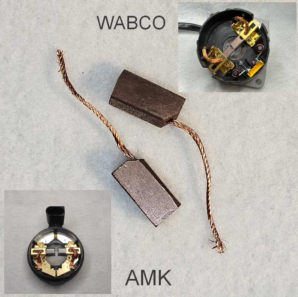 Щетки компрессора пневмы wabco
