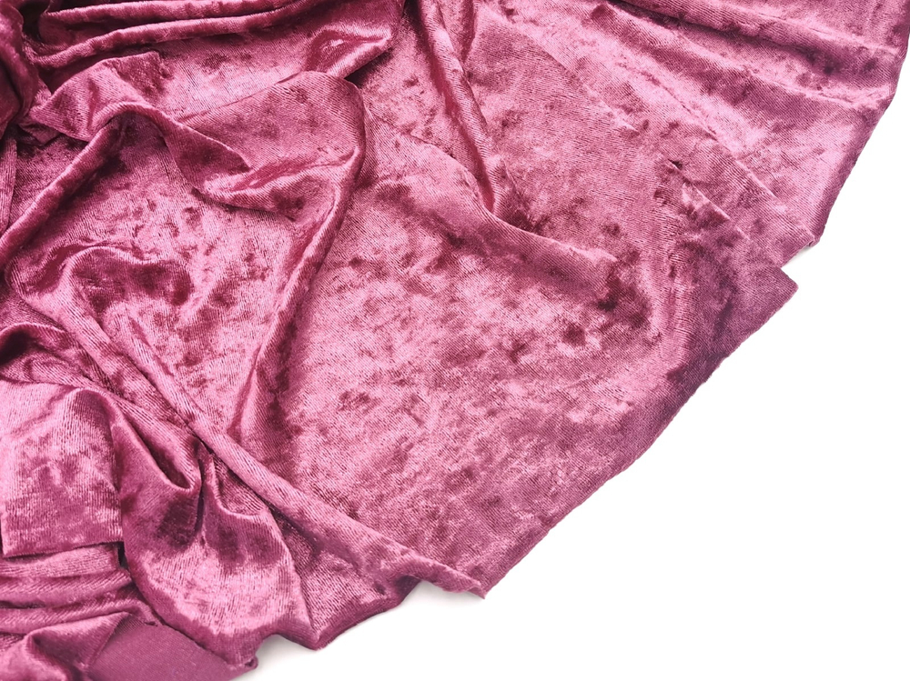 Бархат-стрейч, пыльно-розовый, (Арт: BA-1101)