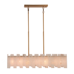 Люстра Cloyd HERCULANUM-C C7 / шир. 98 см - алебастр - латунь (арт.11201)