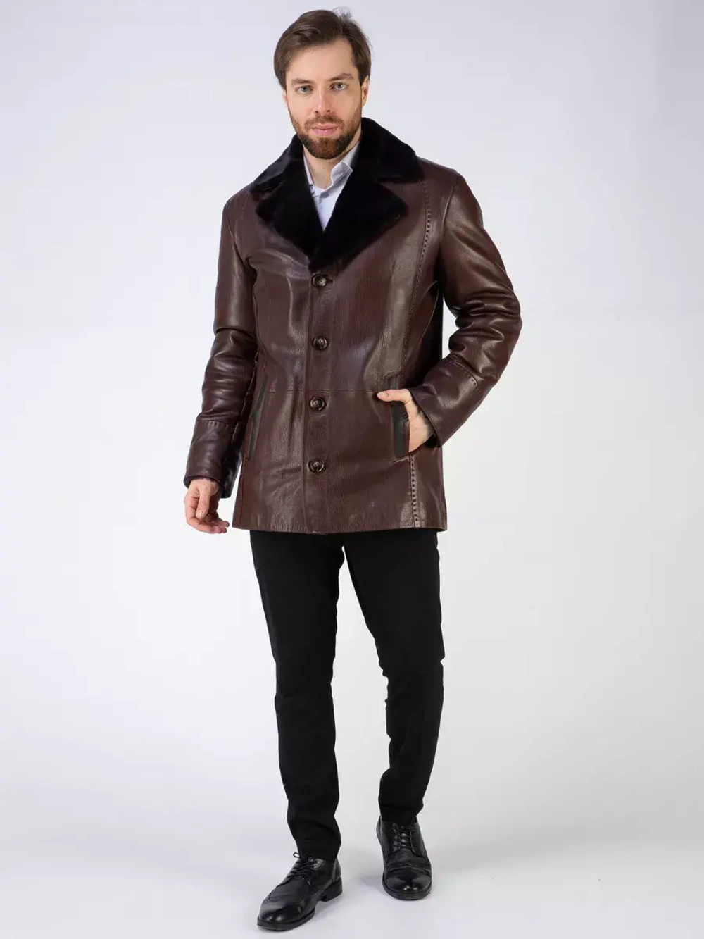 Дубленка натуральная стильная Турция