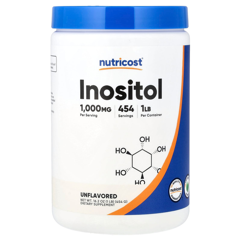 Nutricost, инозитол, без добавок, 454 г (16 унций)