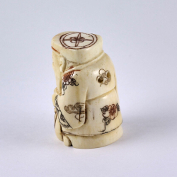 Нэцкэ Дзюродзин с мешком риса