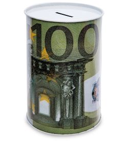 BX- 44/2 Металлическая копилка бол. «Евро»