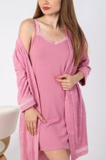 Халат Дрёма-3 Виотекс РОЗОВЫЙ