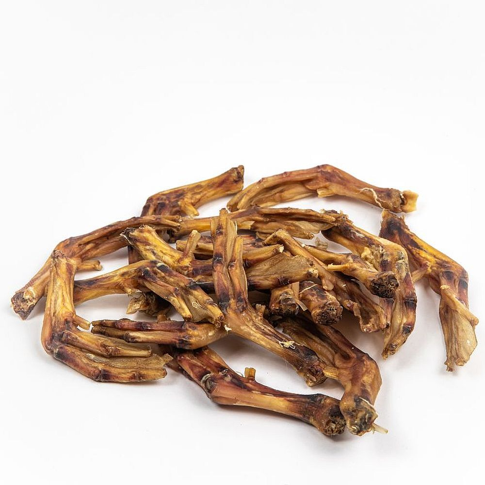 Лакомство для собак Сытый Питомец Лапы утиные, крафт-пакет 100г.