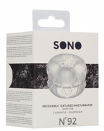 Прозрачный мастурбатор №92 Reversible Masturbator and Bumper (Цвет: прозрачный)